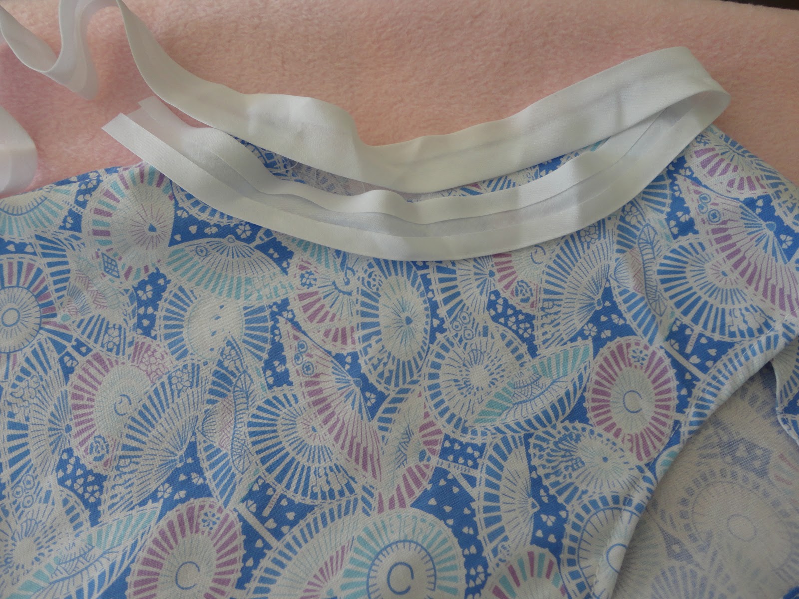 Whoever has the most fabric, etc... How to Use Bias Binding to Face an