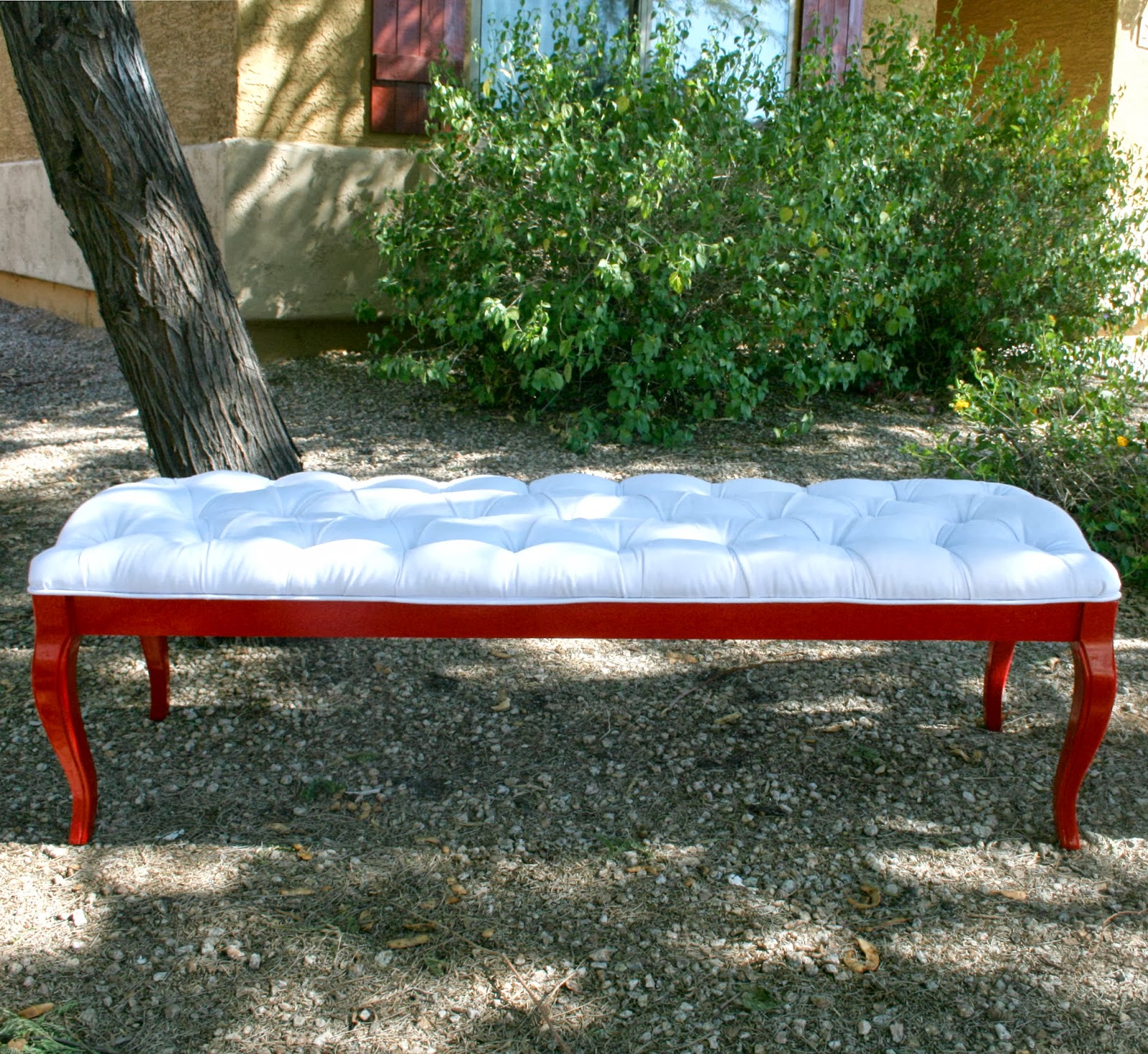 Coffee Table Turned Tufted Bench Pneumatic Addict