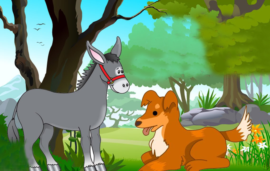 The Pet Dog and The Donkey Moral Stories for Kids