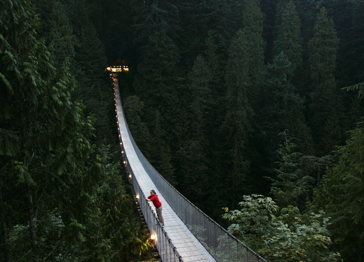 Capilano Suspension Bridge in VANCOUVER