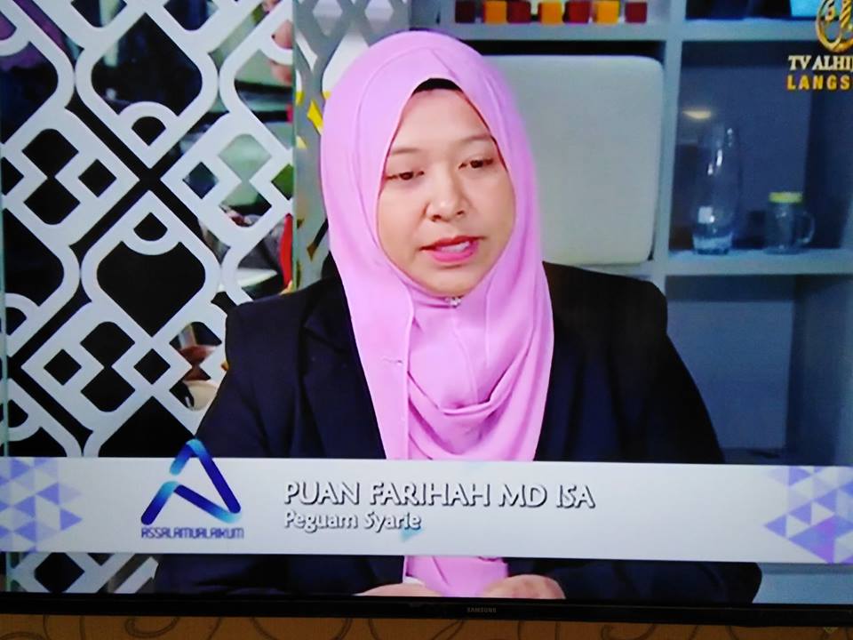 Sebagai Panel Jemputan di Tv AlHijrah 07.03.2019