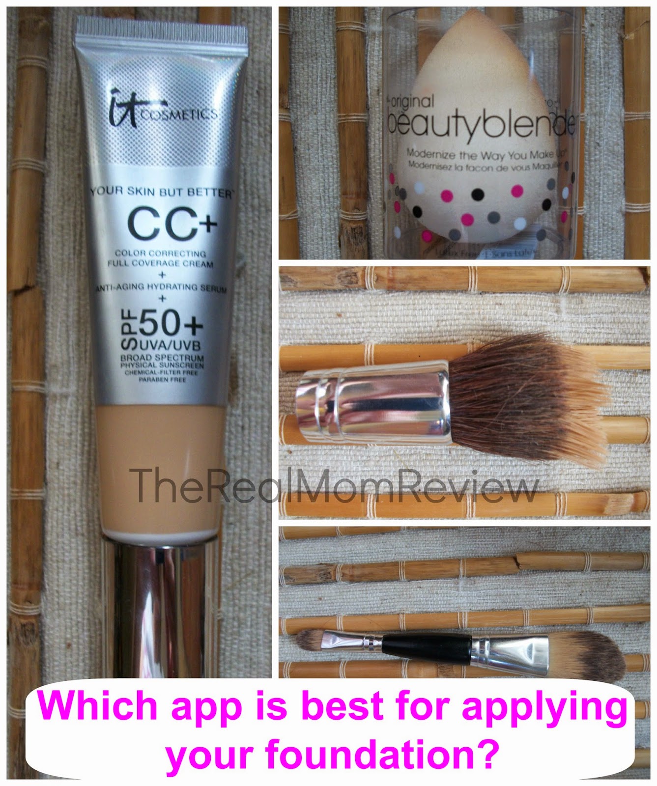 The Real Mom Review Beauty Blender, Foundation Brush & Stippling Brush