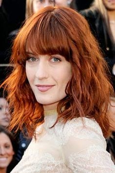 tonos rojos cobre para pelo largo 2015