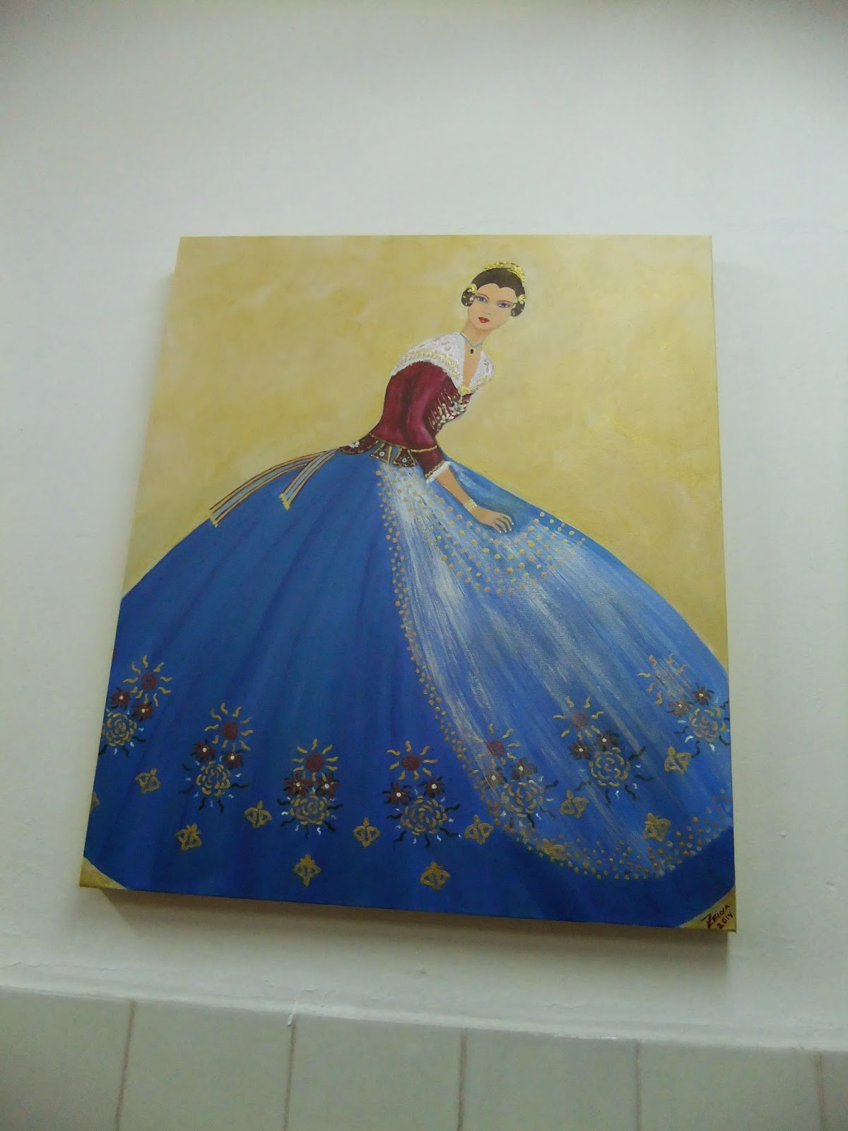 ENTRE TELAS PRECIOSO EL CUADRO QUE