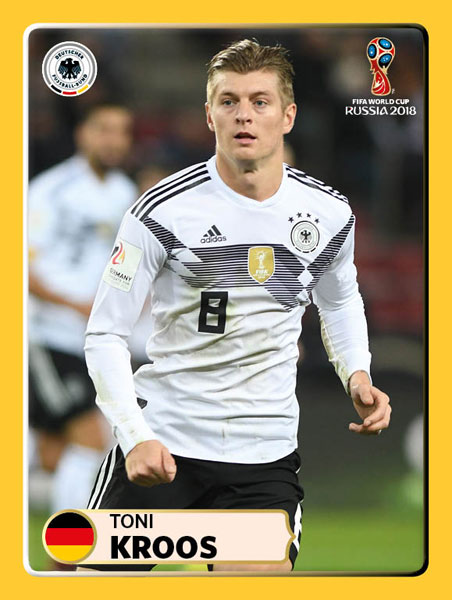 Sticker M2 Panini WM Sticker 2018 World Cup Russia Manuel Neuer McDonalds