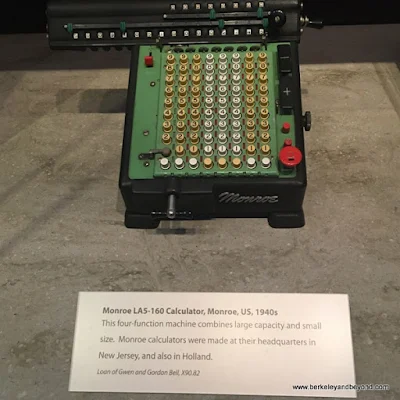 Monroe LAS-160 calculator from 1940s at Computer History Museum in Mountain View, California