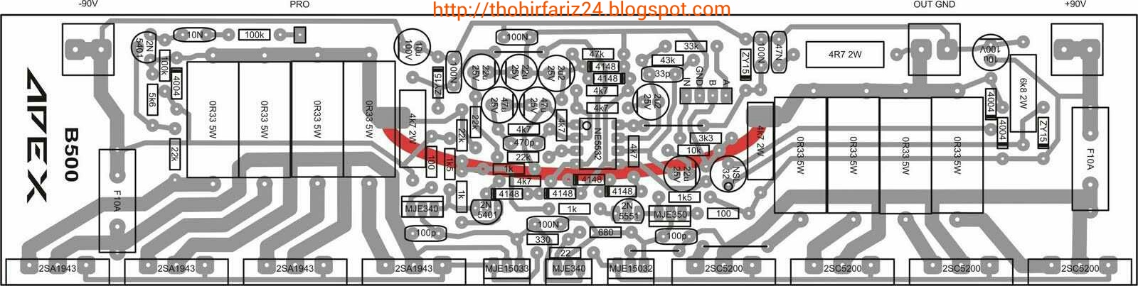 Apex B500 Tef Schematic Power Amplifier Para Profesional Apex B500 Tef Dan Standar Pada Video Kali Ini Saya Melakukan Tes Kit Apex B500 Tef Versi 2u Yg Sdh Dilengkapi Rangkaian