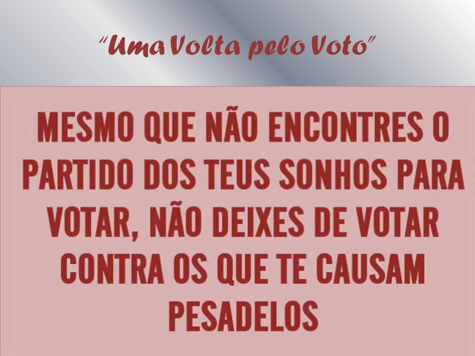 Uma Volta pelo VOTO