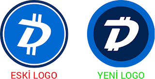 DigiByte Eski Yeni Logo