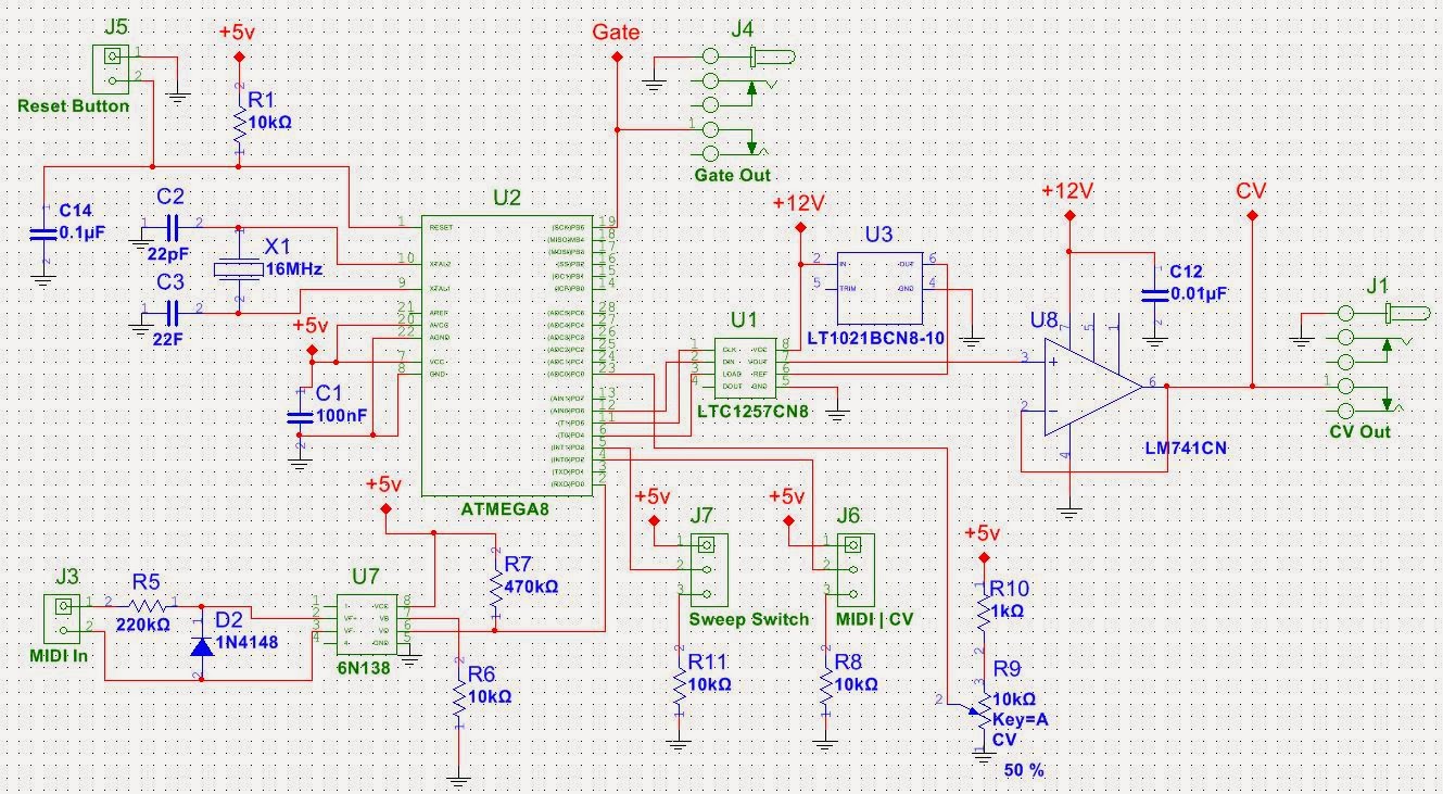 What's the point in giving us hands: MIDI to CV circuit design