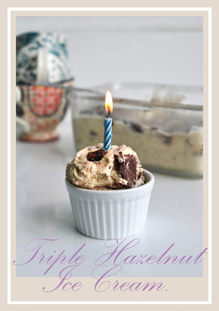 Triple-Hazelnut-Ice-Cream A Simple birthday gift of Hazelnut Ice cream.