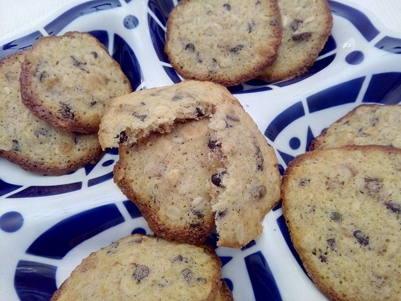 Cocinando con Xiana Galletas de muesli y chocolate