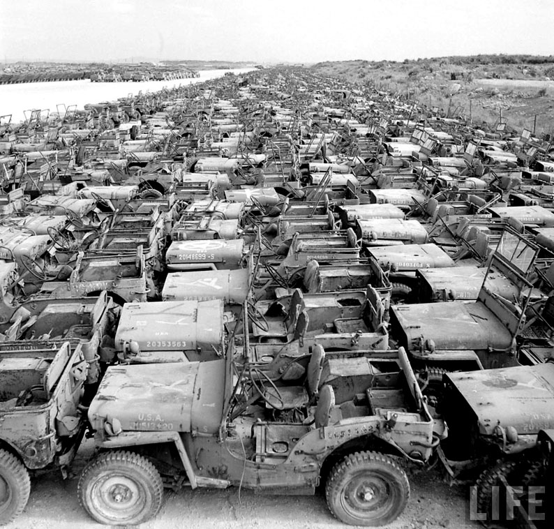 World war ii jeep and truck #3