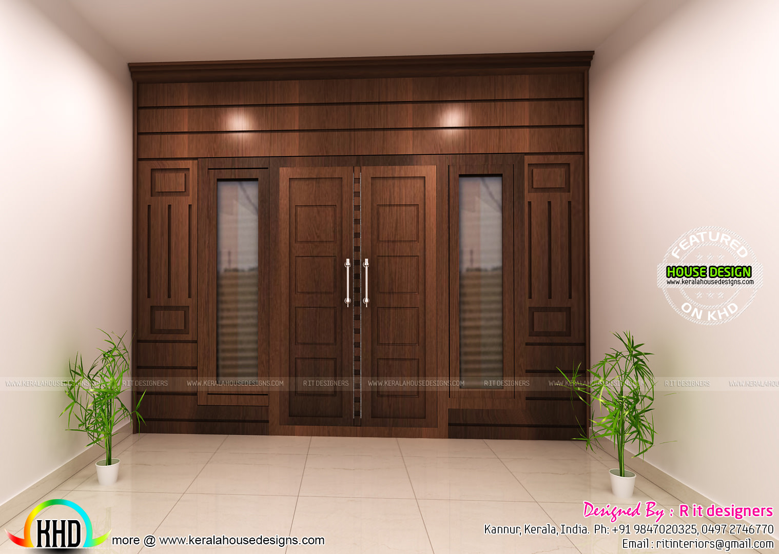 Front Door Home Office Home Theater Interiors Kerala Home Design And Floor Plans 8000 Houses