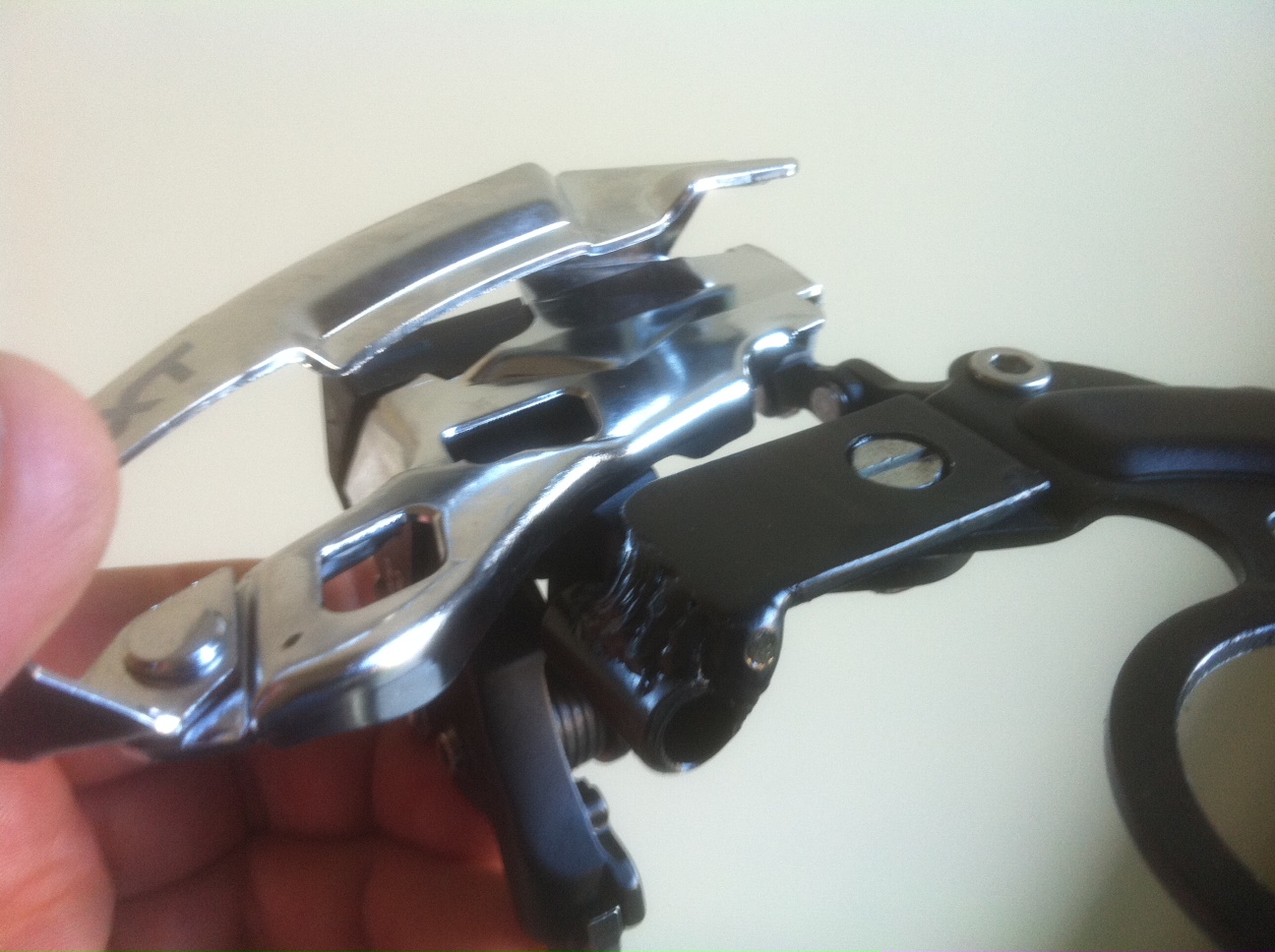 BULLITT cargobike Shimano Etype front shifter.