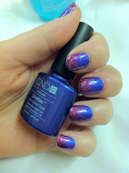 shellac glitter cnd nail fade purple nails polish brush colors designs summer brushupandpolishup nice beauty fall thesis january effect then