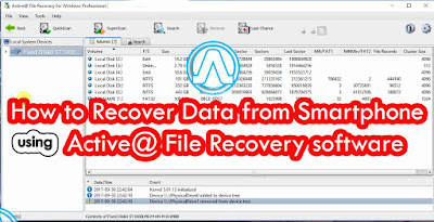 How to Recover Data from Smartphone using Active@ File Recovery software How to Recover Data from Smartphone using Active@ File Recovery software