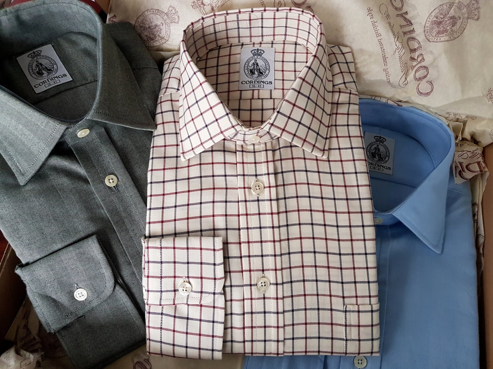 Landless Gentry Wonderful, Top Quality Shirts from Cordings Piccadilly