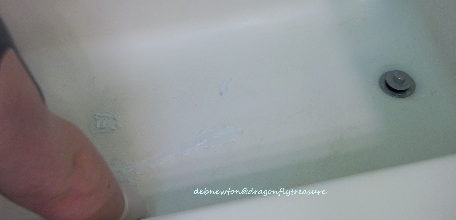 Dragonfly Treasure How to Fix a Cracked Tub Part 2