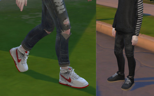 Sims 4 CC's - The Best: Sneakers for Males and Females by S4Seze