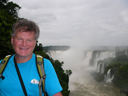 Me at Iguazu Falls, Devil's Throat in background