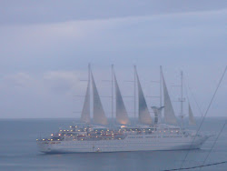 Cruise Sailer, leaving St. Georges