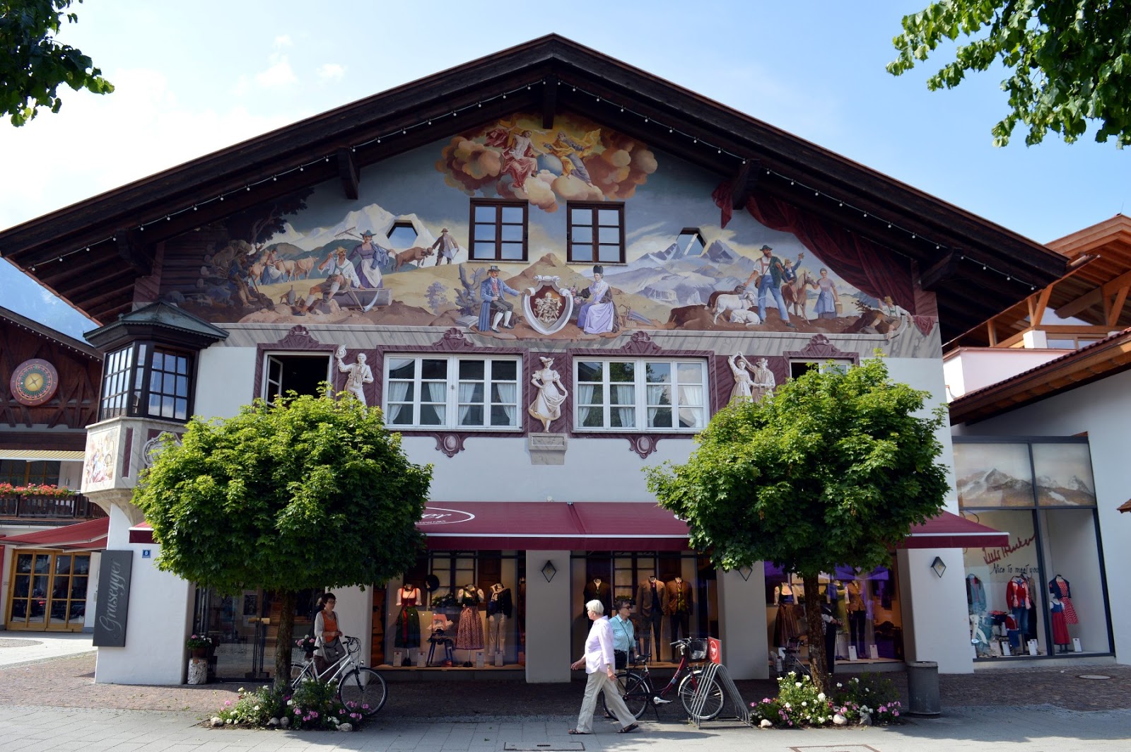 VILLAGGIO-Alta Baviera 1940-46 per Agfa-COLOR-COLORI Dia-in-Garmisch-Partenkirchen 