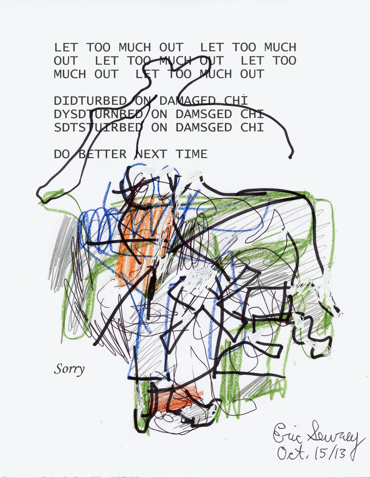 Characters in junky picture