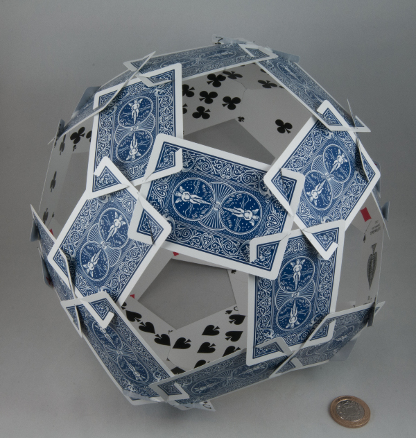 How to Make the Platonic Solids Out of Playing Cards « Math Craft ::  WonderHowTo