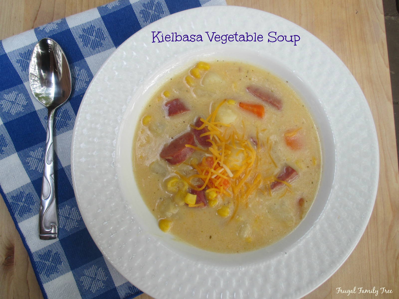 Kielbasa Vegetable Soup | Frugal Family Tree