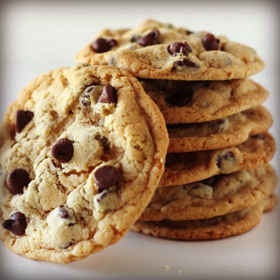 Dying for Chocolate Buttery Double Chocolate Chip Cookies
