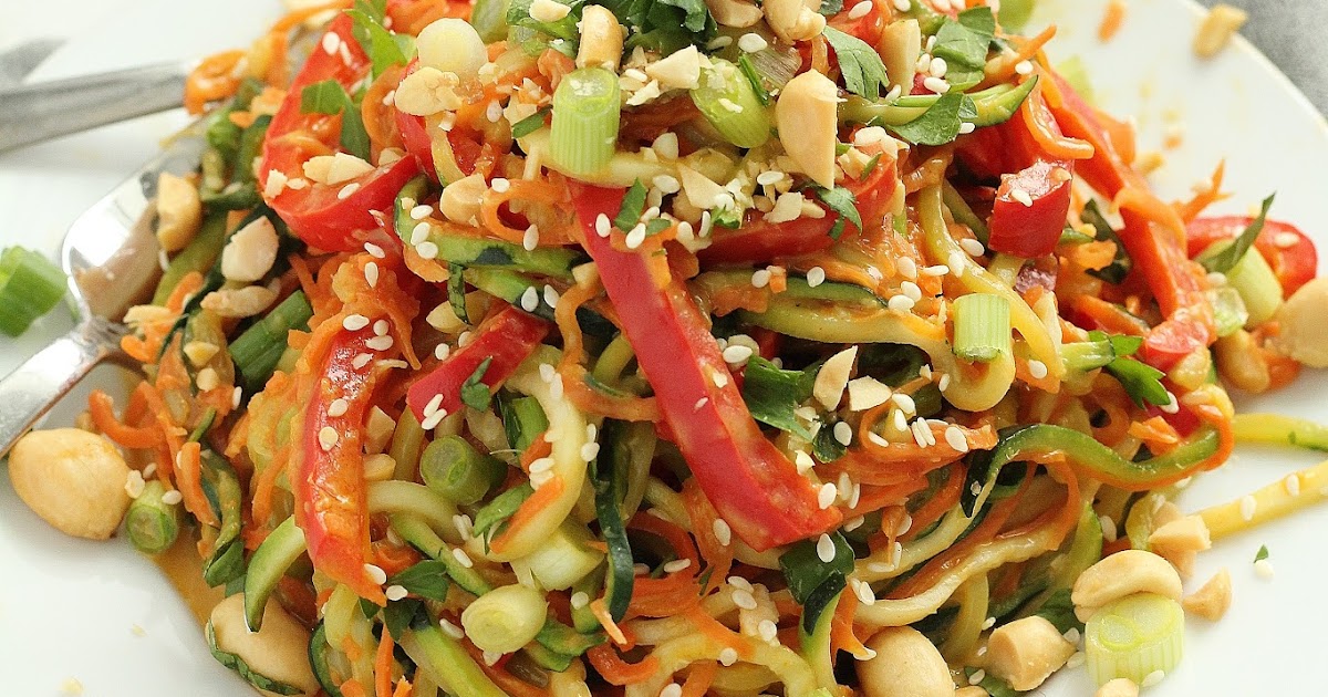 Thai Peanut Veggie Noodles