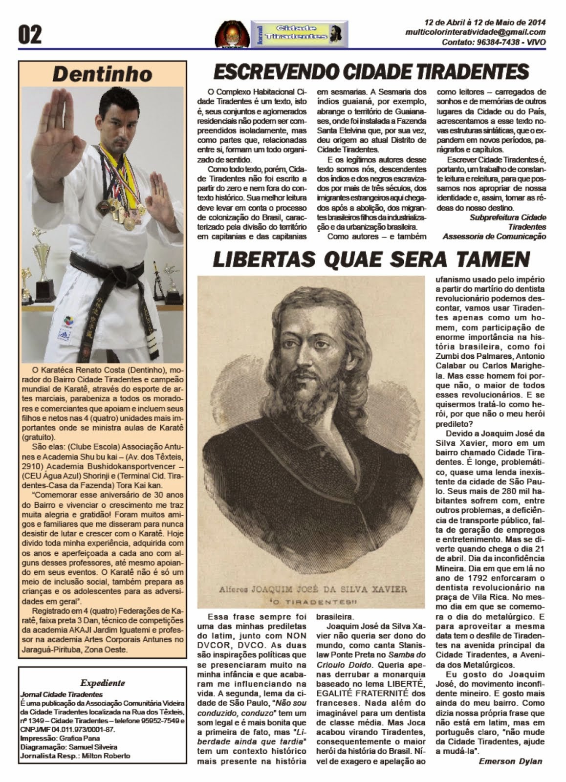Jornal Cidade Tiradentes 54 - Edição nº 54