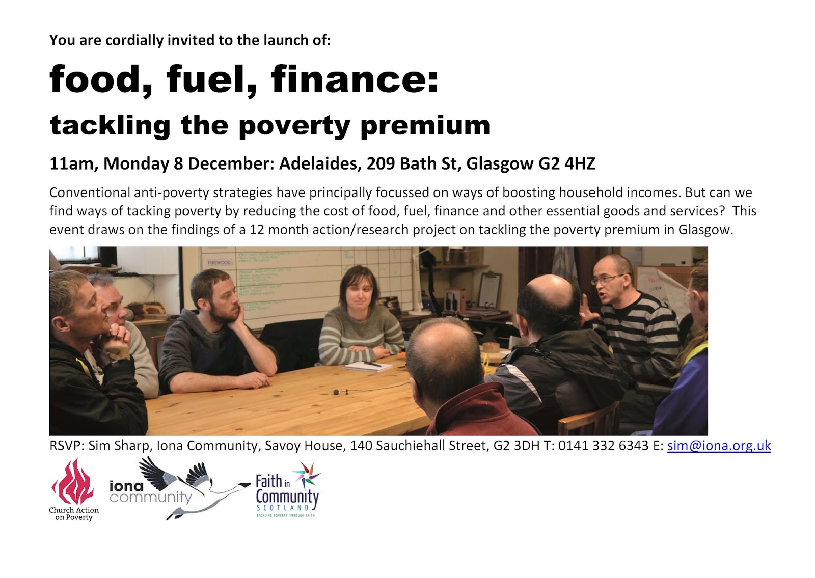 Faith in Community Dundee Food, Fuel, Finance Tackling the Poverty
