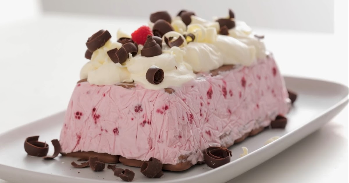 CHOC RASPBERRY ICE CREAM CAKE