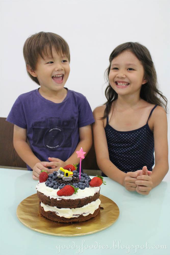 Goodyfoodies Recipe Tutti Frutti Chocolate Birthday Cake