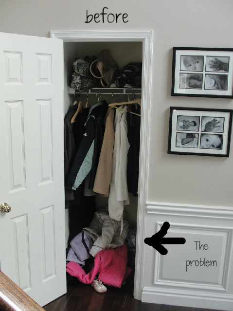 Coat Closet Redo Leighann Marquiss Since January Is National Gung Ho Month I Celebrated Last Week By Redoing The Coat Closet