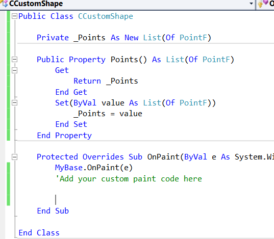 Random Thoughts: Custom Shape Control VB. NET