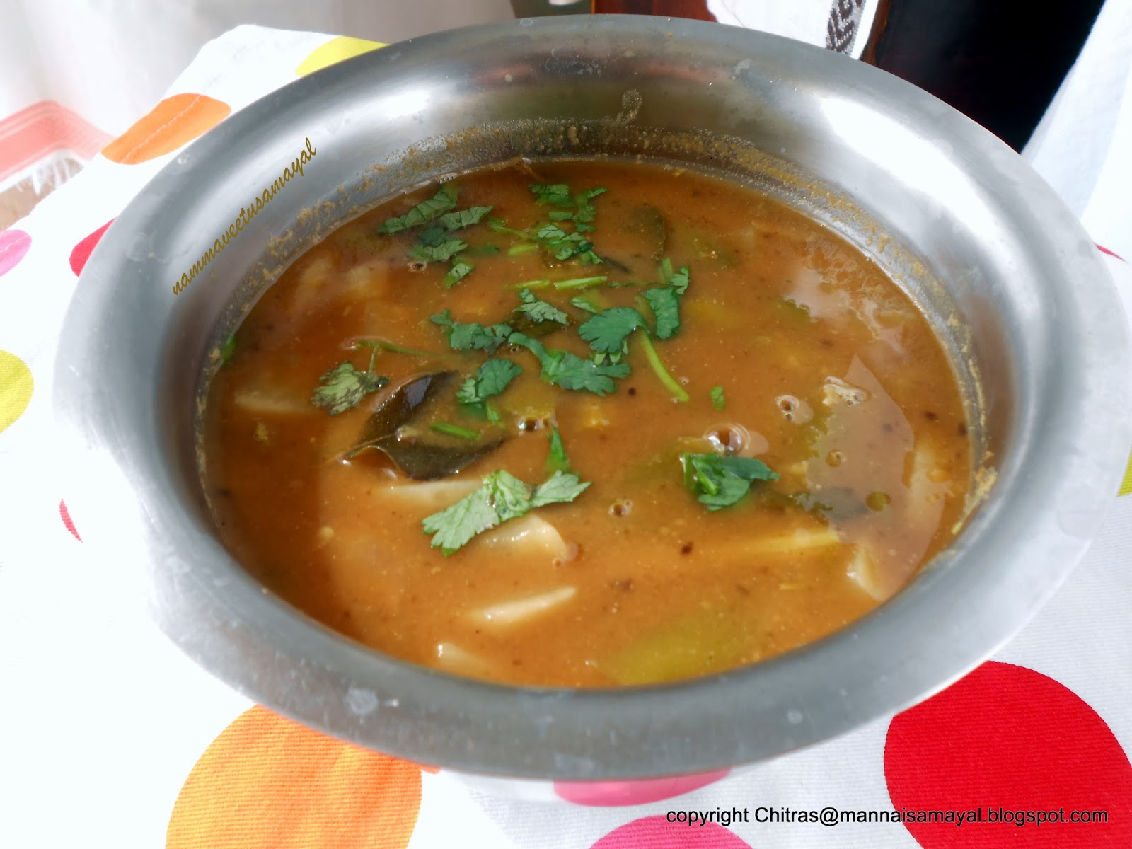 kalakkalsamayal Turnip Murungaikai Sambar