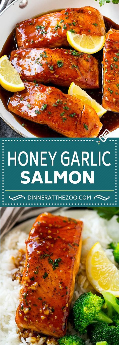 Honey Garlic Salmon - Delish Food