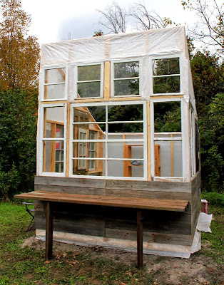 greenhouse passive solar spent weekend