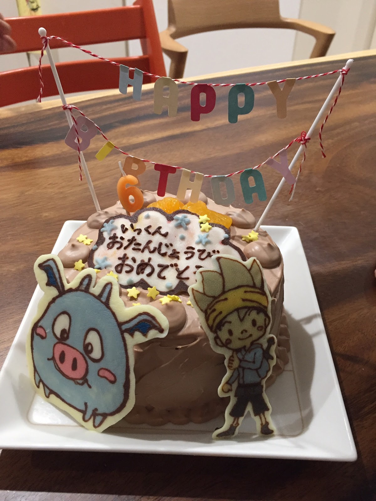 子供の誕生日は手作りキャラデコケーキでお祝い キャラチョコプレートは簡単なのに完成度高