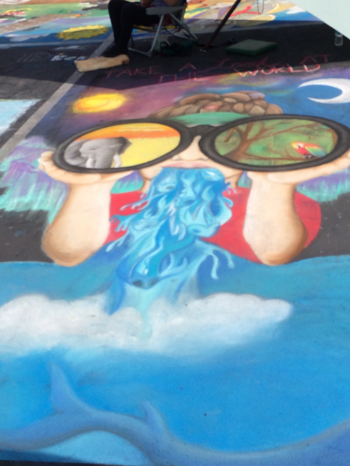 Yellow Van Travels A Family Travel Blog Chalk The Block at the Riverwoods