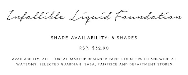 L'Oreal Infallible 24HR Liquid Foundation Review