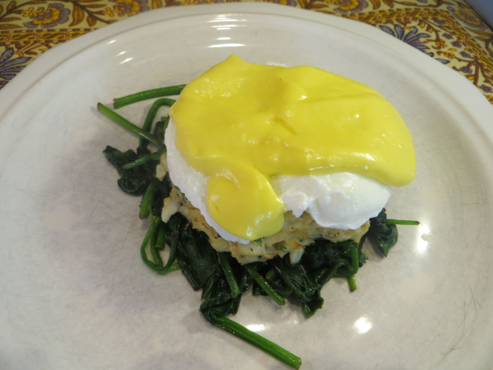 Chez Mona Crab Cake Eggs Benedict