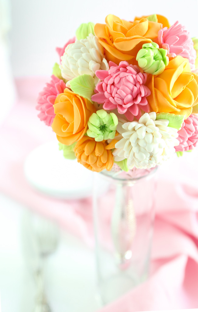 Wedding Flowers Blog Emma S Summery Thistle Bouquet In Pinks And