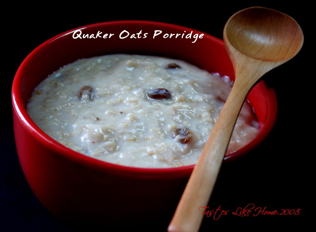 Izan's Recipes Savoury Oats Porridge