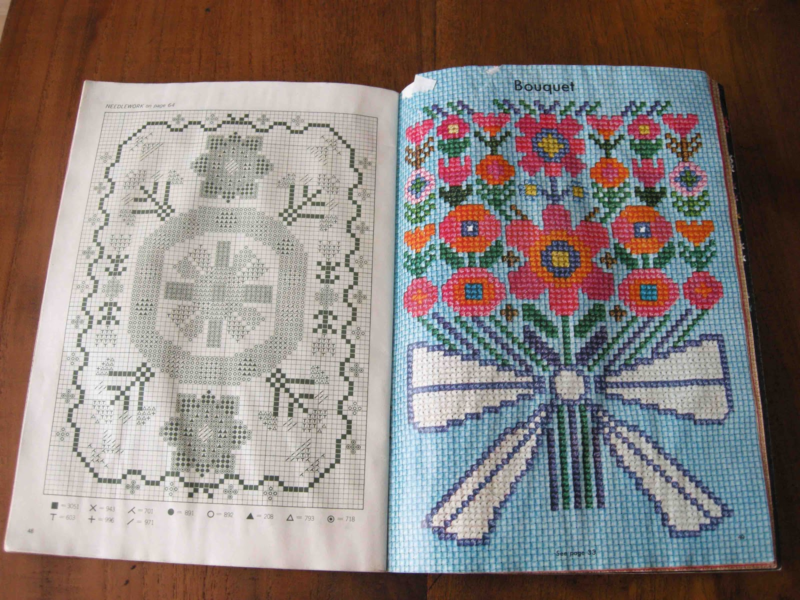 Here, sit with me. me and books used cross stitch book