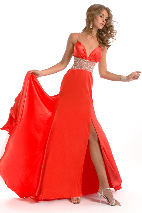 tangerine color special occasion dress tangerine color special occasion dress