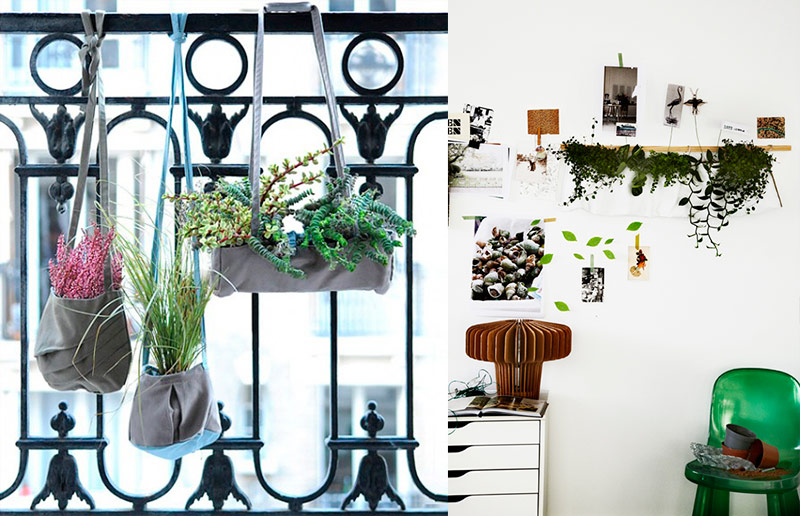 5 ideias para pendurar vasos de plantas, no teto e na parede - dcoracao.com  - blog de decoração e tutorial diy